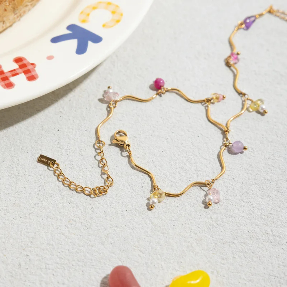 Curvy rainbow handchain  — view 2