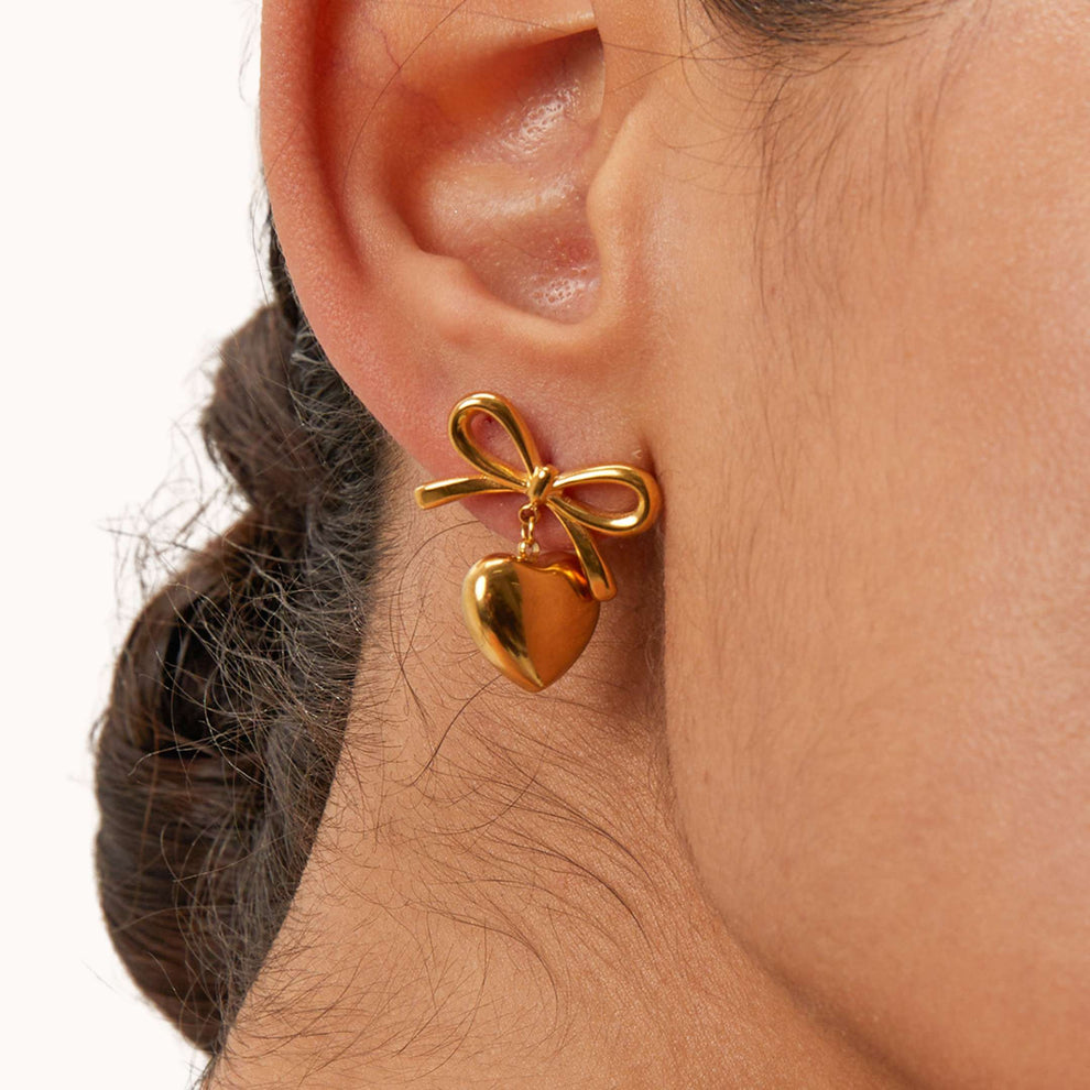 Raqs swaying heart Earrings — view 2