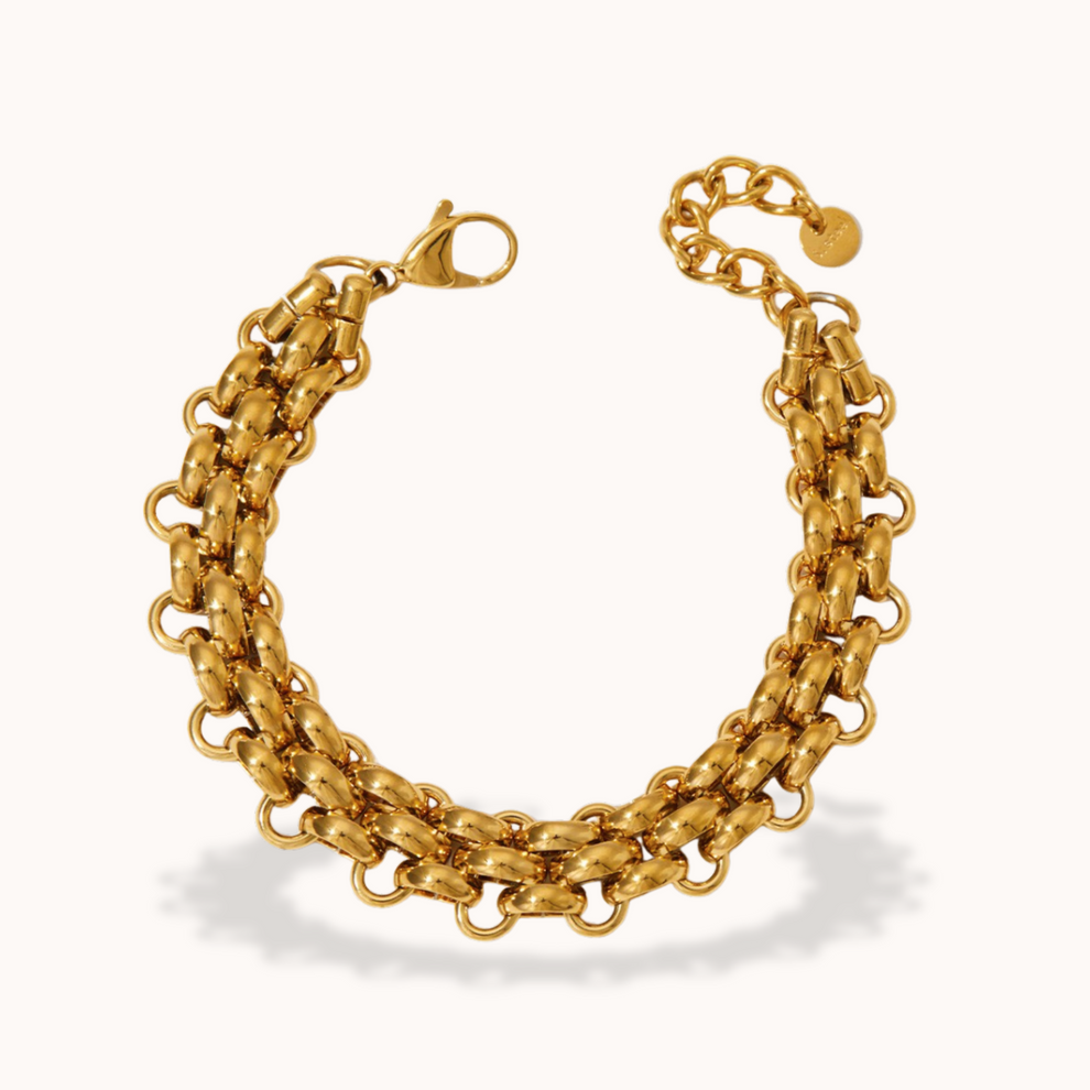 Thick chain bracelet