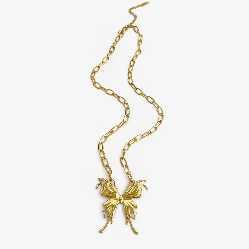 Butterfly chain necklace
