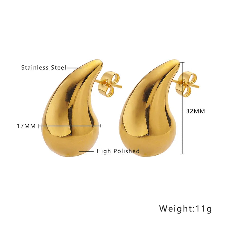 Dhahab Tear drop Earrings — view 2