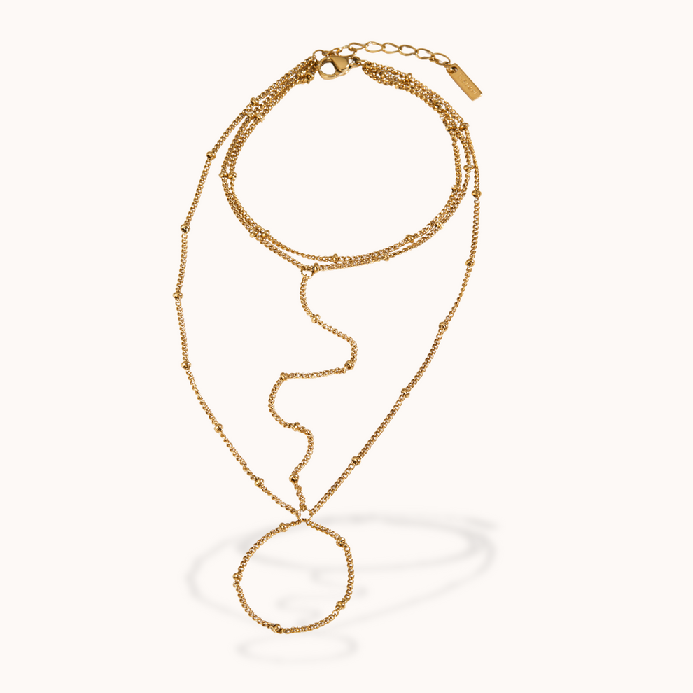 Mini golden ball handchain 