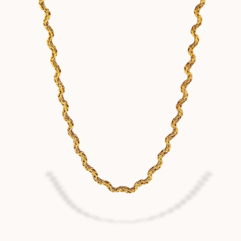 Ripple chain necklace