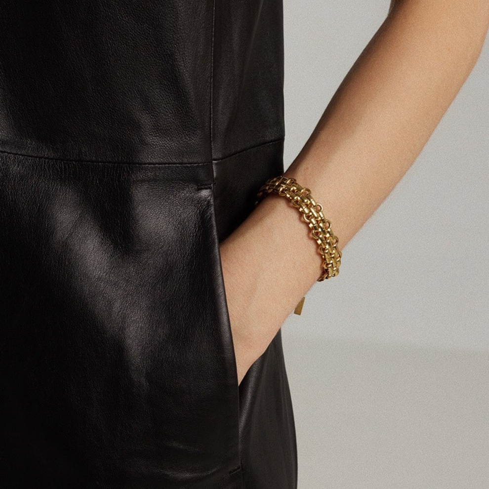 Thick chain bracelet — view 2
