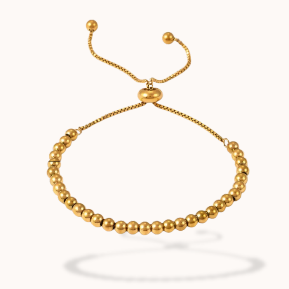 Golden ball string Bracelet 